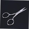 Baluue Stainless Steel Facial Hair Scissors for Eyebrow Nose Beard