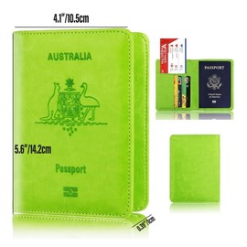 Premium RFID-Blocking Travel Wallet and Passport Holder - Slim and Stylish Vegan Leather Organizer with ID, Credit Card, and Currency Pockets for Business and Leisure Travelers