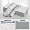 Kehangte Cooling Cube Pillow Cover, Soft Machine Washable Cube Pillow