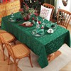 Honellaty Christmas Rectangular Tablecloth, Spillproof Wrinkle Resistant Jacquard Table Cloth