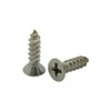 BCP Fasteners 100 Qty #10 x 5/8" Flat Head 304