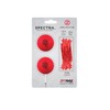 Zero Friction Spectra 2 Ball/Tee Pack, Neon Red