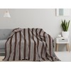 Tirrinia Striped Acrylic Blanket TV Throw 50" x 60", Super