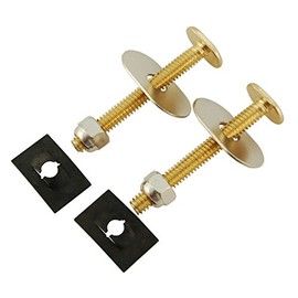 1/4-by-2-1/4-Inch Toilet Bolt Set - By PlumbUSA