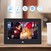 7Inch 1024*600HD Digital Photo Picture Frame Alarm Clock Player Album