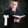 PARBEE Boys First Communion Tie with Cross, First Holy Communion