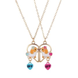 DOYYCA Best Friend Necklace Gifts Magnetic Matching Friendship Necklace for 2 Girls BFF Sister (Corgi)