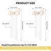 HOWWFALY 2PCS Cat Bow Hat with Lace, Adjustable Bow Collar