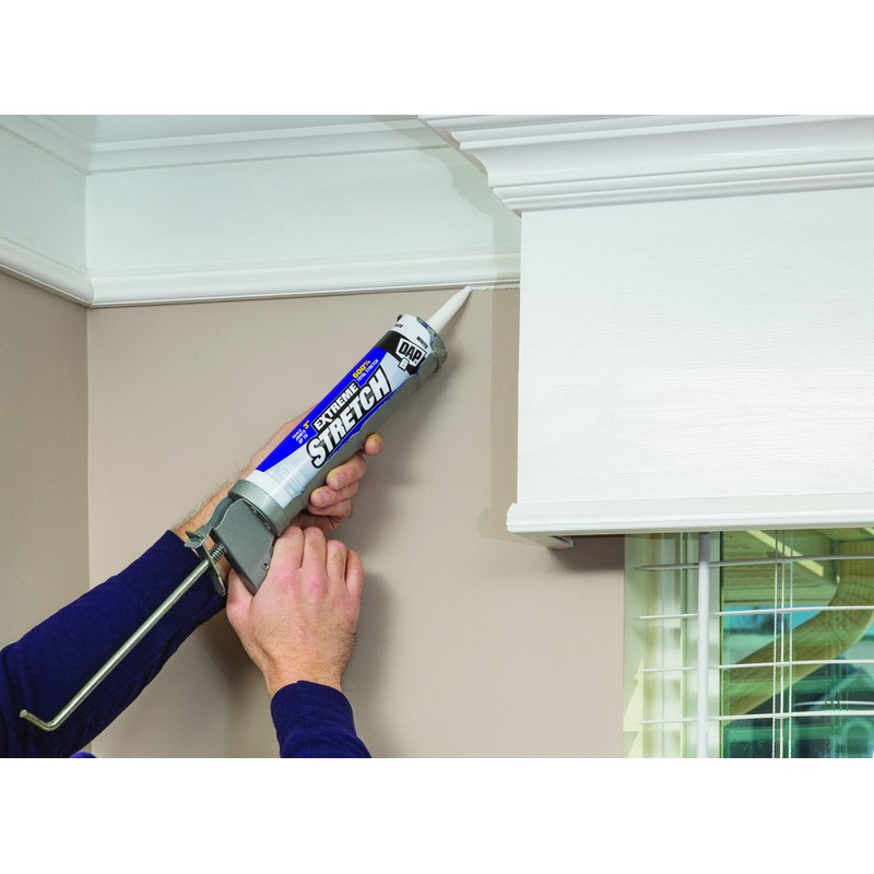 DAP 7079818712 Extreme Stretch Elastomeric Sealant, Iron Stone, 10 Ounces