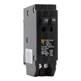 Square D NEW Square D HOMT1515 1 P 15 A120/240 Volts Tandem Circuit Breaker Plug-In Mount