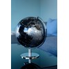 Globe with 20 cm Diameter - Lunar - Chrome Metal