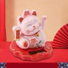 Sunicon Solar Powered Lucky Cat, ABS Solar Powered Light Induction