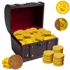 Gold Half-Dollar Milk Chocolate Coins Gelt, Made with Premium Belgian