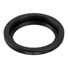 VGOL 1Pc Camera Coupling Ring Adapter M42-M39 Thread Adapter Ring M42 Female to M39 Male Camera Adapter Ring for Camera Lens Modification Black