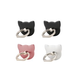 lenoup Cat Cell Phone Holder,360 Rotation Phone Ring Kickstand,Universal Cell Phone Ring Grip for Almost All Phones,Pad