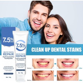 Hydroxyapatite Toothpaste for Enamel Protection: Hidroxiapatita Toothpaste for Enamel Protection and Tooth Strengthening, Gentle Mint, Fresh Breath