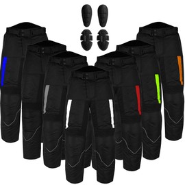 Hive Moto Motorcycle Pants for Men Women Armored Cordura Motocross Touring Motorbike Protection Trouser Waterproof (US, Waist Inseam, 28, 32, White)