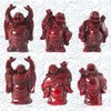 Addune Set of 6 Laughing Happy Buddha Statue Resin Figurines
