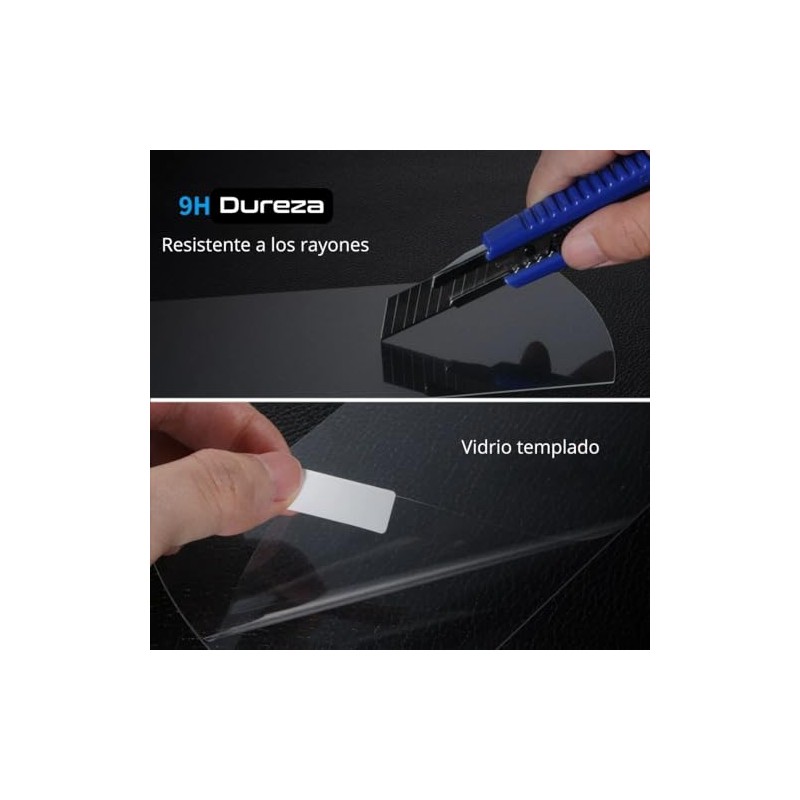 GV TECH Protector de pantalla de cristal templado compatible con