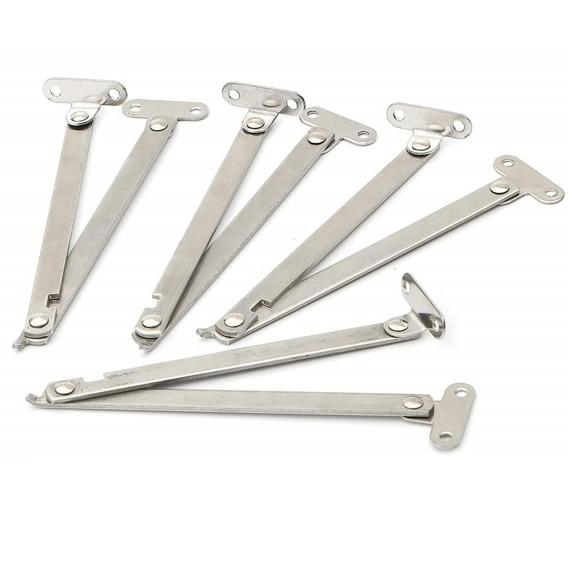 JINHENB 4 Pcs Buffer Hinge Stainless Steel Cabinet Door Lift