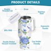 40 oz Tumbler with Straw & Handle - 2 in