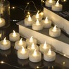 BEICHI Set of 24 Flameless LED Tea Lights Bulk, Electric