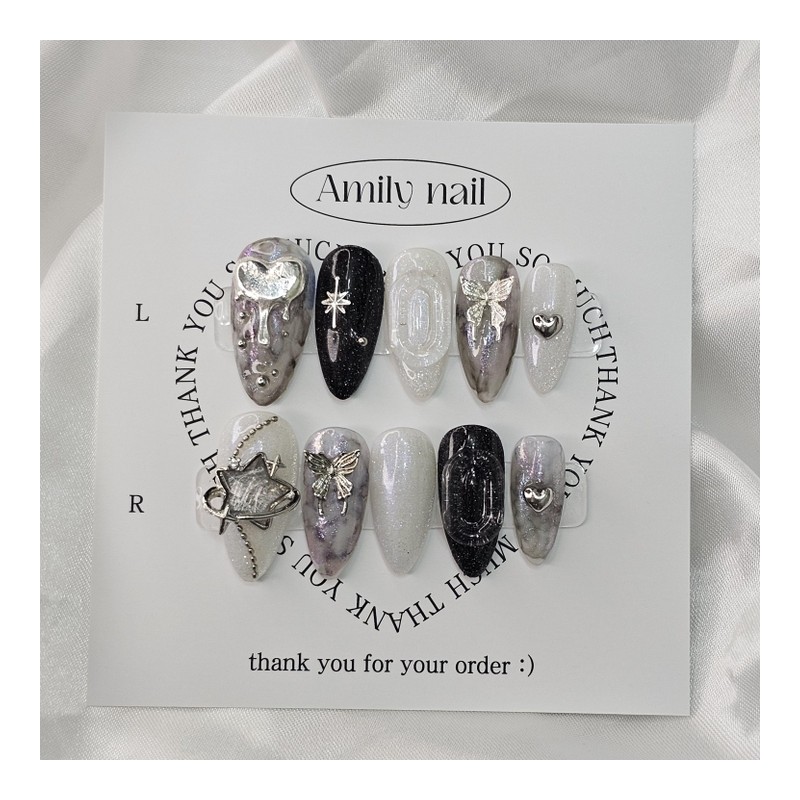 Dreamy [Handmade Nail Tips] Emily Nail - Long Square /