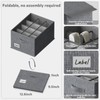 FHSQX 2 Pack Shoe Organizer for Closet,Fits up to 24