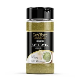 GranAroma Ground Bay Leaf, Savory Flavor, Soups & Stews, Pickling Spice (1.36 Ounce)