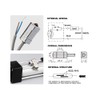 Oumefar Magnetic Sensor Reed Switch CS1-F Pneumatic Cylinder Magnetic Reed