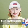 CHUANGLI Kids American Flag Baseball Cap Boys Girls Mesh Baseball