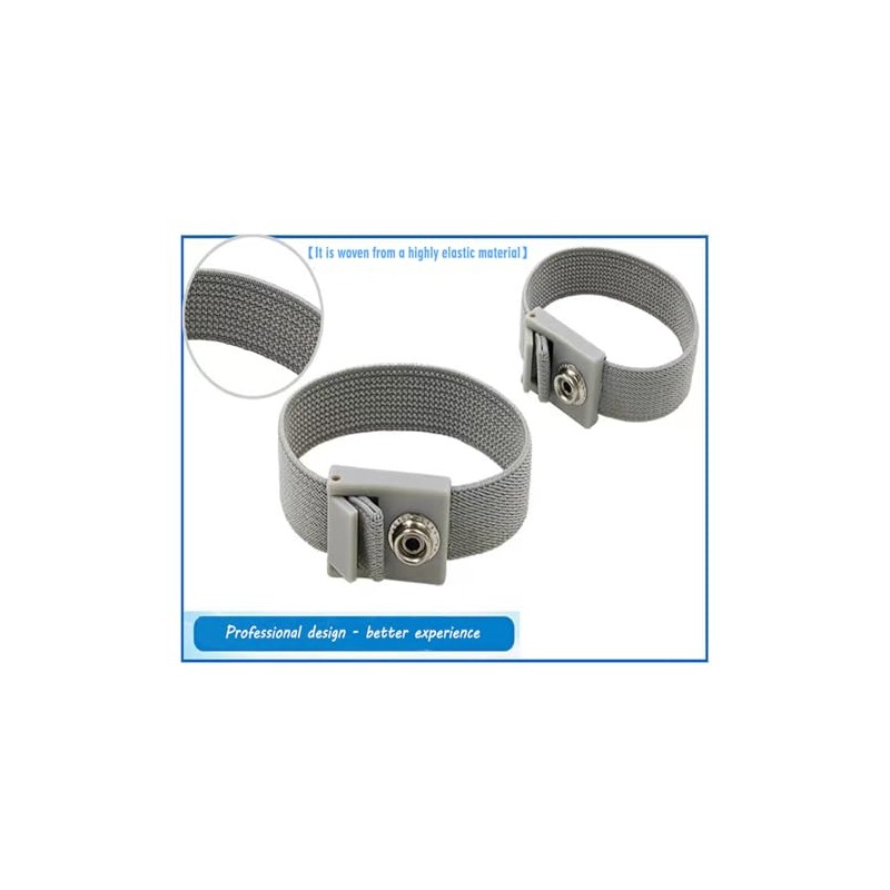 Anti Static Wrist Strap Adjustable Length Anti Static Wristband Computer