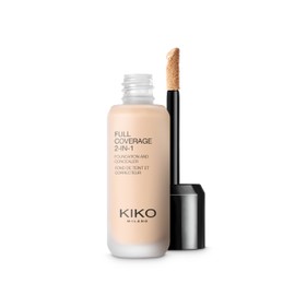 KIKO Milano Full Coverage 2-in-1 Foundation & Concealer 01 - WR 01, 2-in-1 Foundation with Concealer, High Coverage