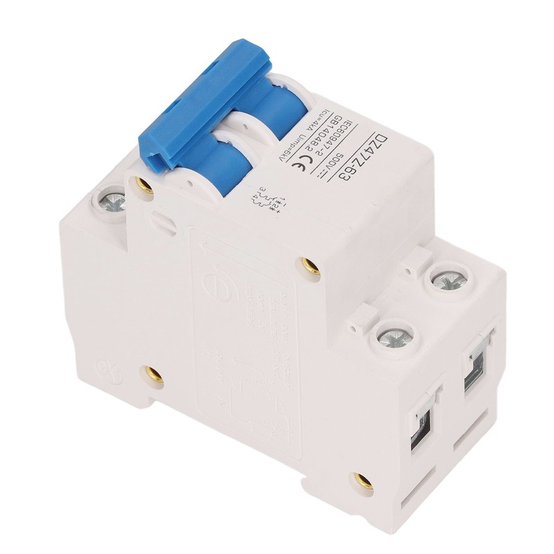 2P Mini DC Circuit Breaker 4kA Icu 6kV Uimp Fast