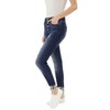 Kan Can Women's High Rise Button Fly Super Skinny Jeans