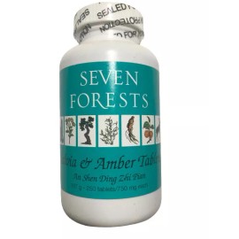 Seven Forests - Salvia & Amber Tablets / An Shen Ding Zhi  Pian, 250 Tablets