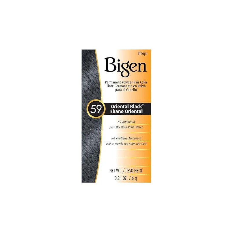 Bigen Oriental Black Hair Color #59 1kit (Pack of 2)