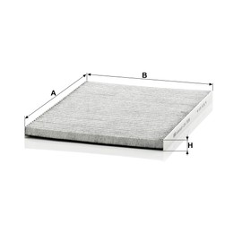 Original MANN-FILTER Interior Filter CUK 3059 – Pollen filter with active charcoal – For passenger cars
