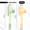 COACOM 2 Pieces Pet Comb, Multifunctional Comb, Pet Cleaning Tools,
