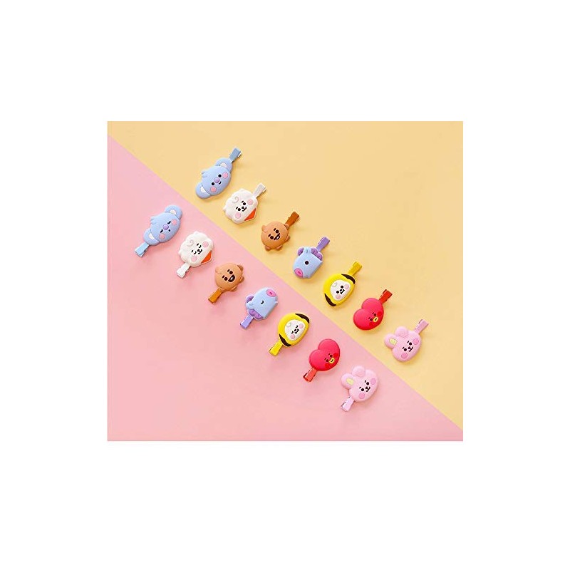 Solomon Shoji BT21 Bangs Clip, HAIR CLIP, Cute Bangs Pin,