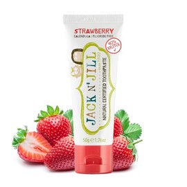 Jack N' Jill Natural Certified Toothpaste for Kids - Fluoride Free Kids & Toddlers Toothpaste, Gently Cleans Teeth, Helps Soothe Gums, 40% Xylitol, BP