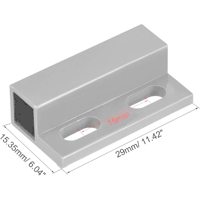 GUUZI Pack of 6 White Wired Surface Mounted Magnetic Switch