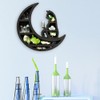 QOTSTEOS Wooden Crystal Shelf, Moon Cat Home Improvement Wall Mounted