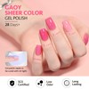 GAOY Jelly Gel Nail Polish, 16ml Sheer Pink Translucent Soak