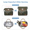 Lekesky Women's Cool Bag, Insulated Lunch Bag, Leak-Proof, Wide Open