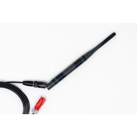 Autoskope LoRa Antenna (868 MHz, 3 dBi) with 3 m SMA to Waterproof Fakra-L Adapter Cable, Articulated Rod Antenna for IoT, Helium & LoRaWAN, RG174 Cable