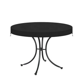 VANSHEIM Table Top Cover for Garden Furniture, Round Table Top Cover, Garden Furniture, Protective Covers for Garden Furniture, Waterproof for Side Table and Garden Tables Cover Fire Plate 82 x 10 cm
