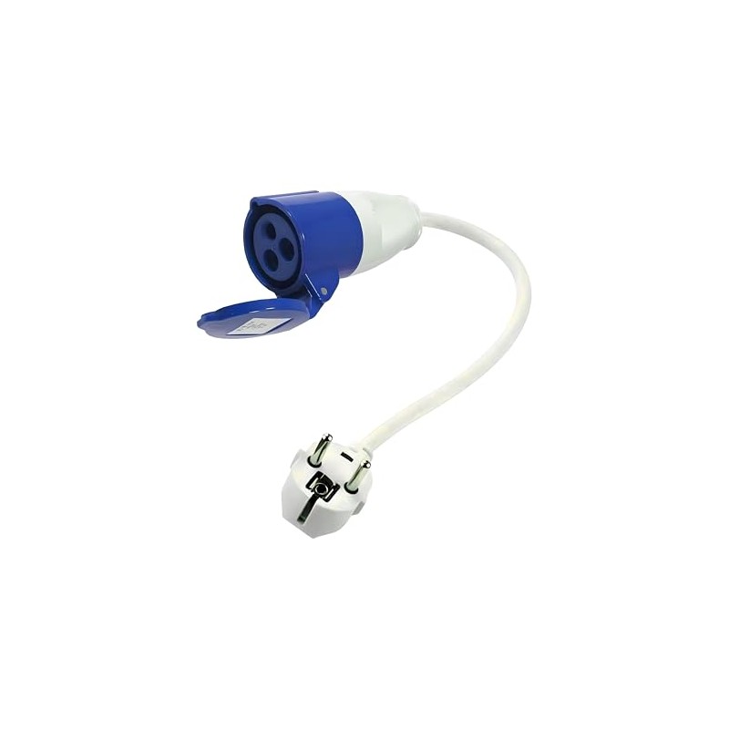 Double Dragon 230V Europe Mains Caravan Converter: 2-Pin 16A Euro