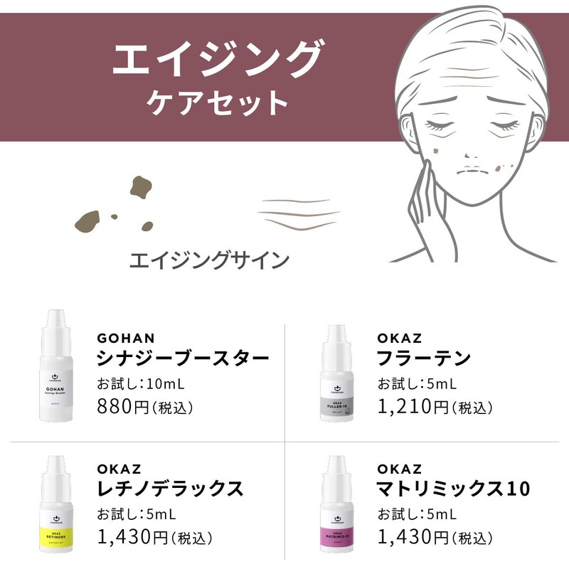 COSMEDON 4-Piece Cosmetic Don Skin Trouble Trial Set, High Concentration