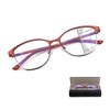 FEIVSN Cat Eye Progressive Multifocus Reading Glasses for Women No